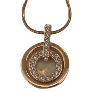 Swarovski Circle Pendant Necklace